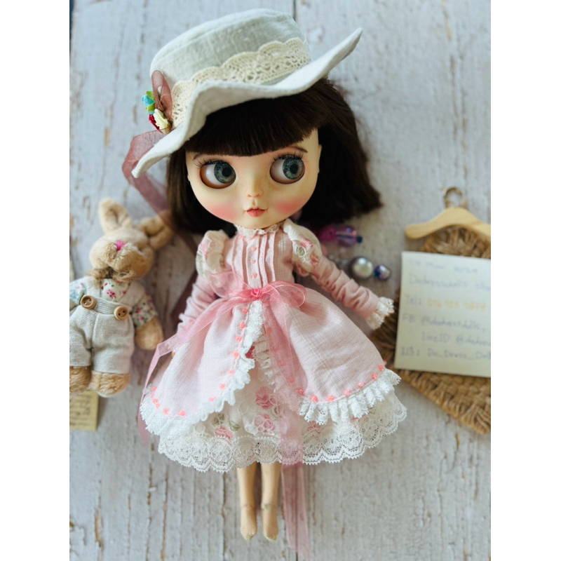 พรัอมส่ง Doll outfit Dress for Blythe ขนาด 30 ซม. ชุดตุ๊กตา ชุดตุ๊กตาบลาย์