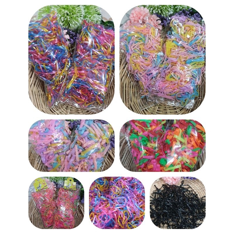 หนังยางรัดผม  ยางมัดผม เส้นใหญ่/เส้นเล็ก  พร้อมส่ง