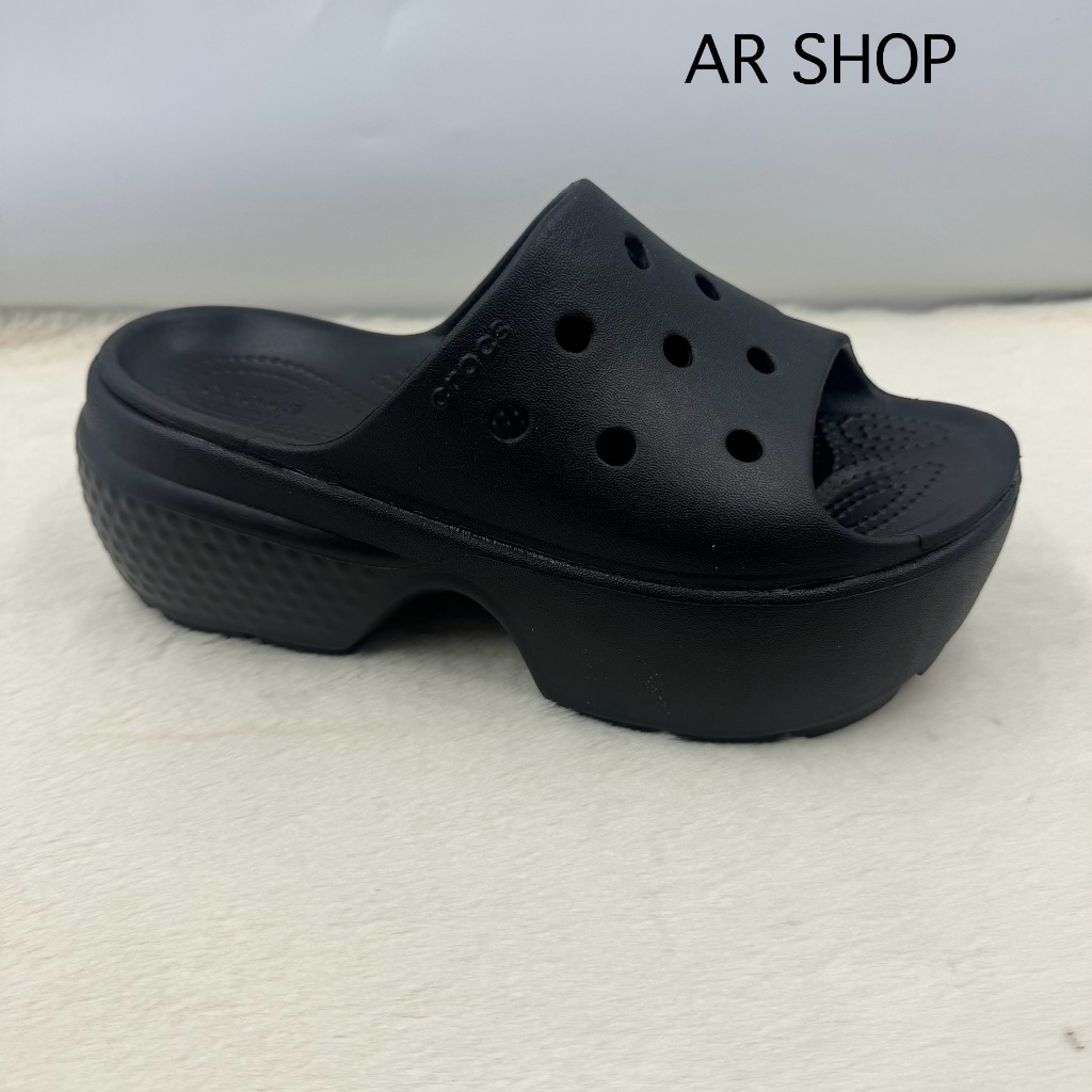 รองเท้า Crocs ส้นสูงแบบสวมสำหรับผู้หญิงสินค้าเข้าใหม่สวยทุกสีเลยค่ะ น้ำหนักเบานิ่มใส่สบายใส่สะดวกทั้งใส่และถอด ค่ะ