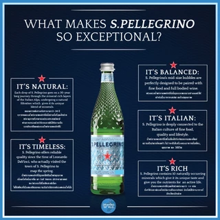 🌟พร้อมส่ง🌟 SanPellegrino Sparkling Mineral Water 500ml x 24 (PET)น้ำแร่อัดแก๊สธรรมชาติ 24ขวด/พลาสติก