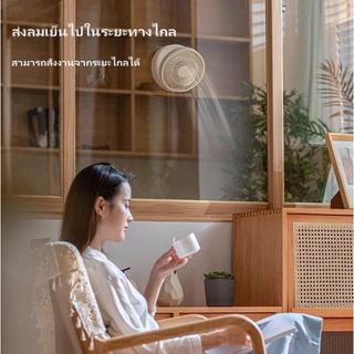 4000mAh พัดลมชาจแบต พัดลมไร้สายพร้อมไฟกลางคืน ชาร์จ พับได้ Led Digital Display พัดลมเล็กตั้งโต๊ะ เหมาะสำหรับสำนักงาน