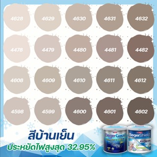 Beger Cool Diamond Shield+ Airclean สีน้ำตาลเทา เกรด 15 ปี ข…