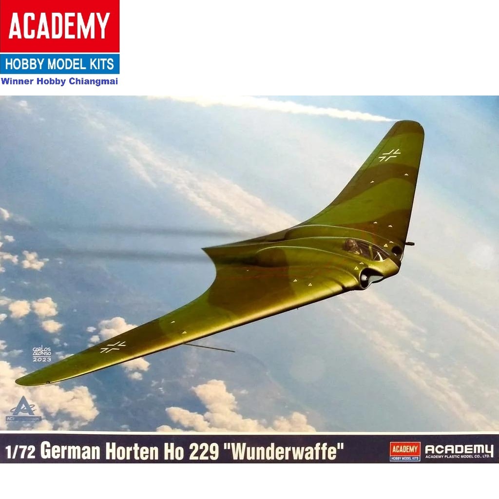 โมเดลเครื่องบิน Academy 12583 German Horten Ho 229 Wunderwaffe scale 1/72