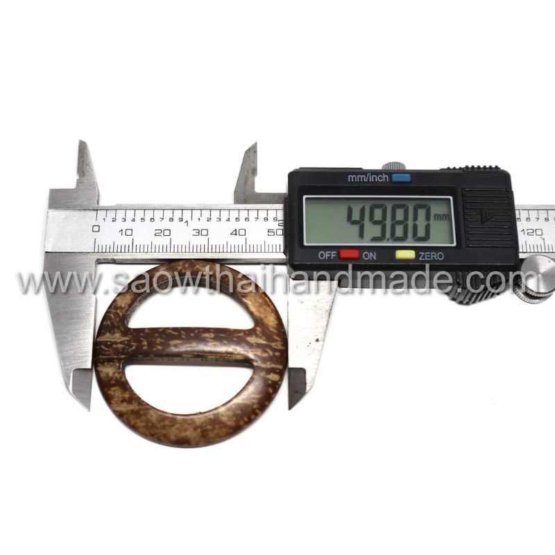 หัวเข็มขัดกะลา/10ชิ้น 100-