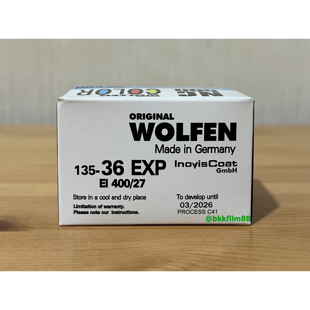 ฟิล์มสี WOLFEN NC500 35mm 36exp Color Film 135-36 ฟิล์ม ORWO