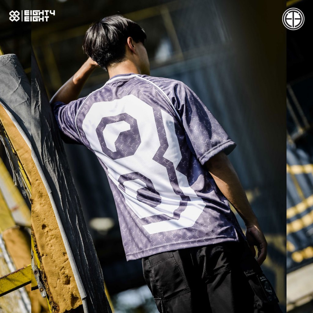 EightyEight Sport เสื้อบอลวินเทจ โอเวอร์ไซส์ ทรงสตรีท เท่ด้วยเบอร์ใหญ่ด้านหลัง ราคา ถูกที่สุด ดีลบีเคเค แกลเลอรีภาพที่ 7