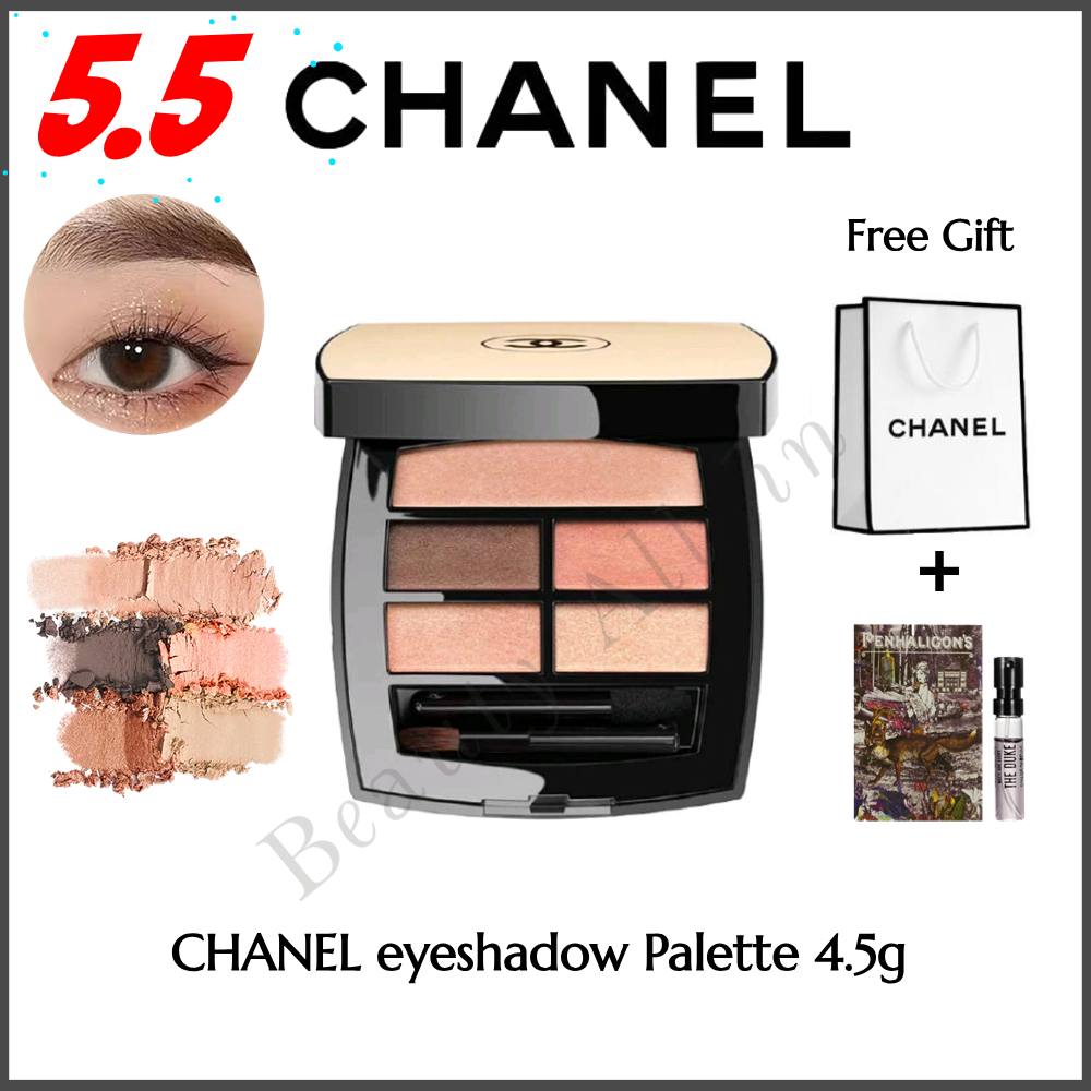 Chanel อายแชโดว์ #Warm #Intense #Deep #Medium Les beiges healthy glow eyeshadow Palette สี #Tender #Light 4.5g &amp; 2.2