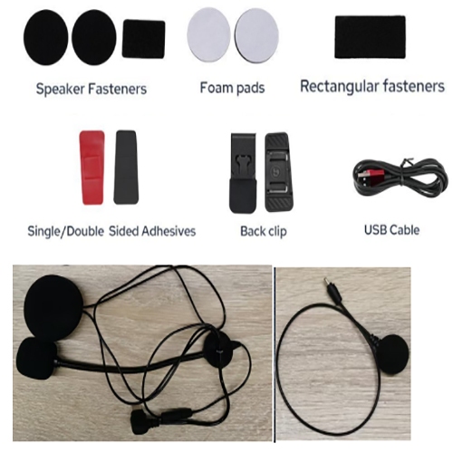 อุปกรณ์หูฟัง GX12 Bluetooth Helmet (ไม่พอดีกับรุ่นอื่น ๆ )