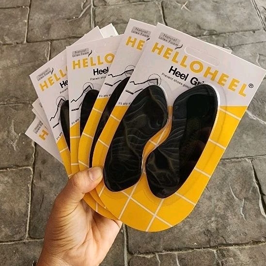 ผลิต พ.ศ2568(รุ่นเพิ่มกาวติดแน่น งานไทย)แผ่นกันรองเท้ากัด helloheel ขนาด 2.7 มม.(ใช้กับรองเท้าขนาดพอดี)