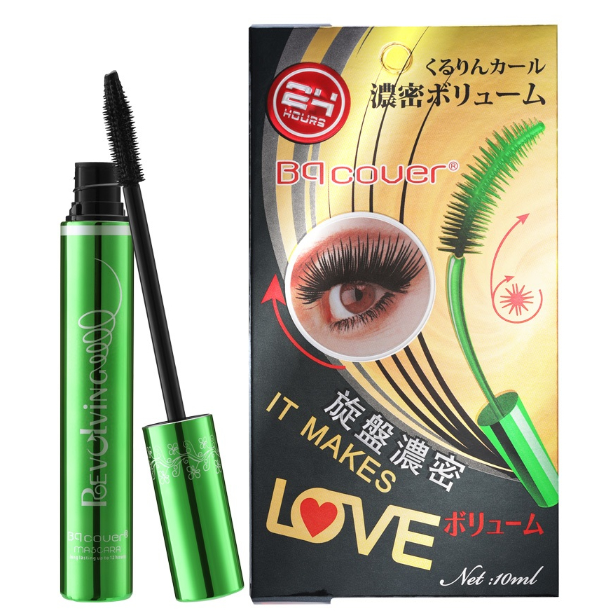 โอดีบีโอ บีคิว มาสคาร่าเขียวในตำนาน (ของแท้) ขนตาดูงอนสุด 10ml BQ2859 ODBO BQ Cover Mascara