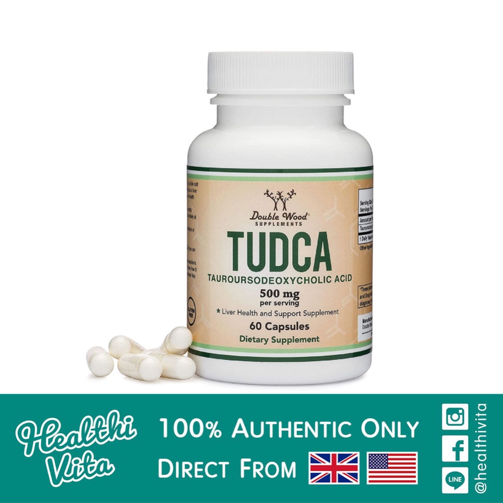 DOUBLE WOOD - TUDCA 250mg x 60caps ❌Exp.07/27