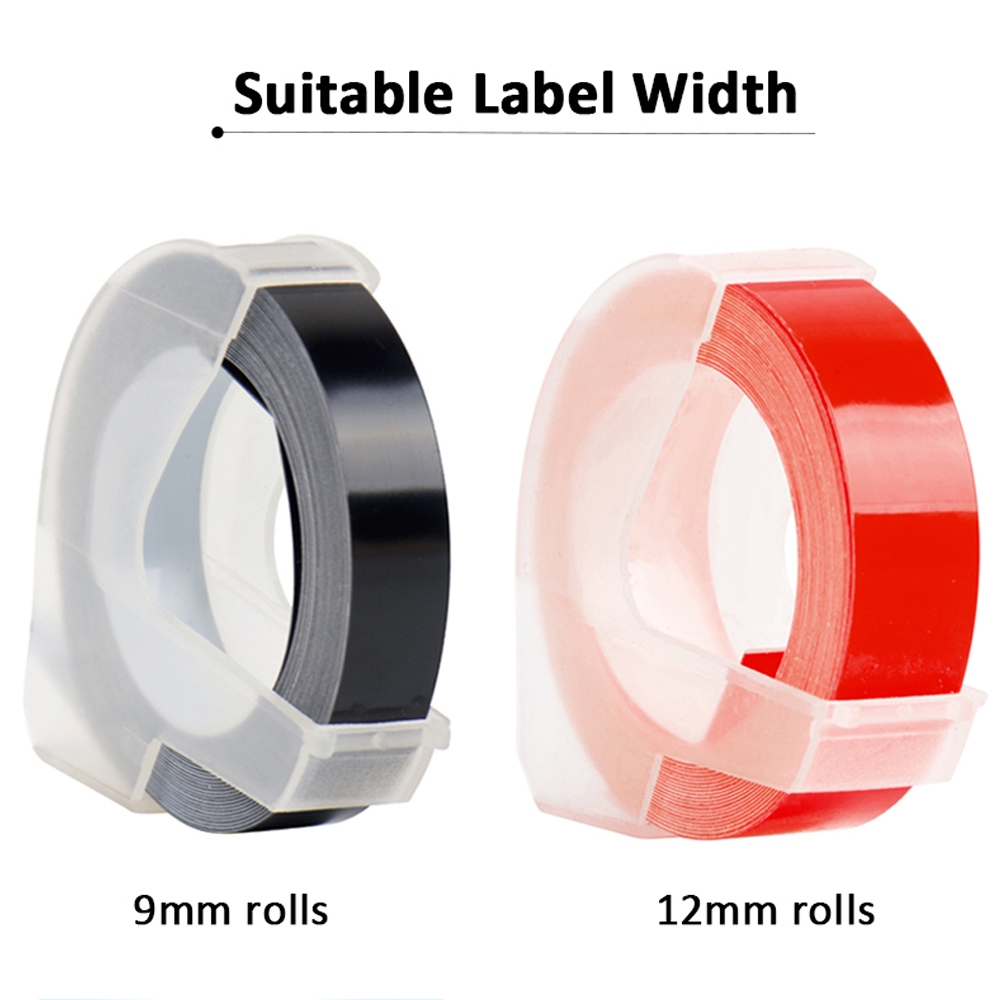 ของแท้ 100% Motex เครื่องเขียนฉลาก / เทปเขียน DIY / เทปเติม 9 มม/ 12 มม.แบบเปลี่ยน เทปเขียน โมเท็กซ์ / เครื่องทําแบบนูน - รูปที่ 2