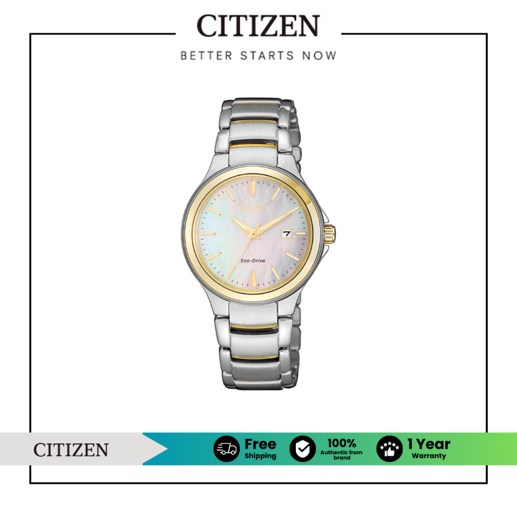CITIZEN Eco-Drive EW2560-86D Super-Titanium Lady Watch ( นาฬิกาผู้หญิงพลังงานแสง )