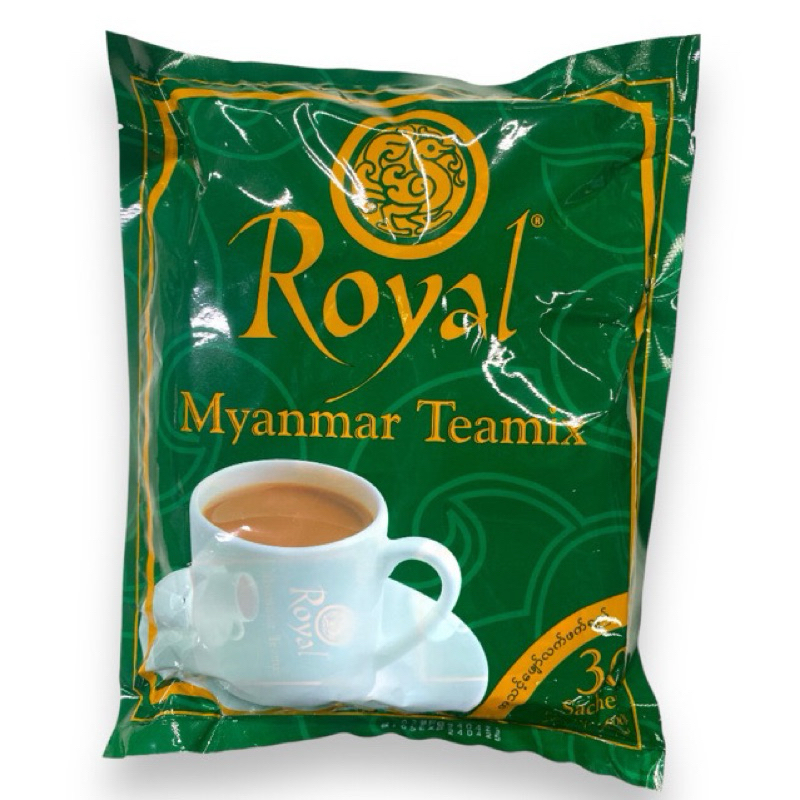 ชาหรือกาแฟพม่า ชา Royal Myanmar Teamix