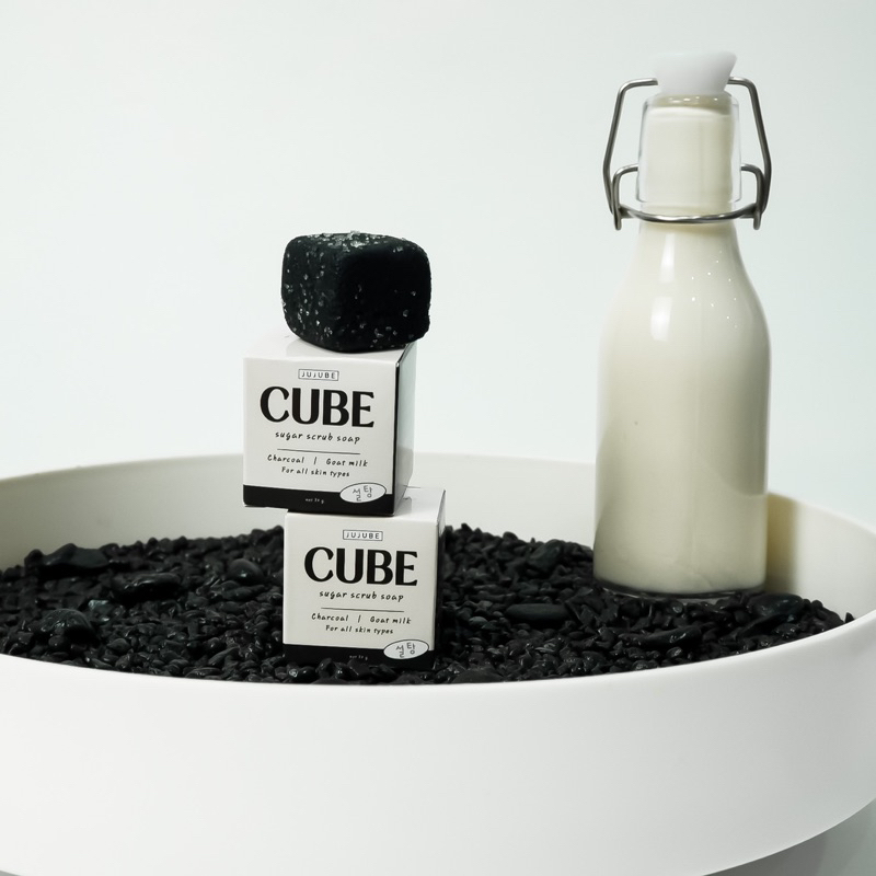 (พร้อมส่ง)สบู่สครับเมือกหอยทาก สครับชาโคลนมแพะ
