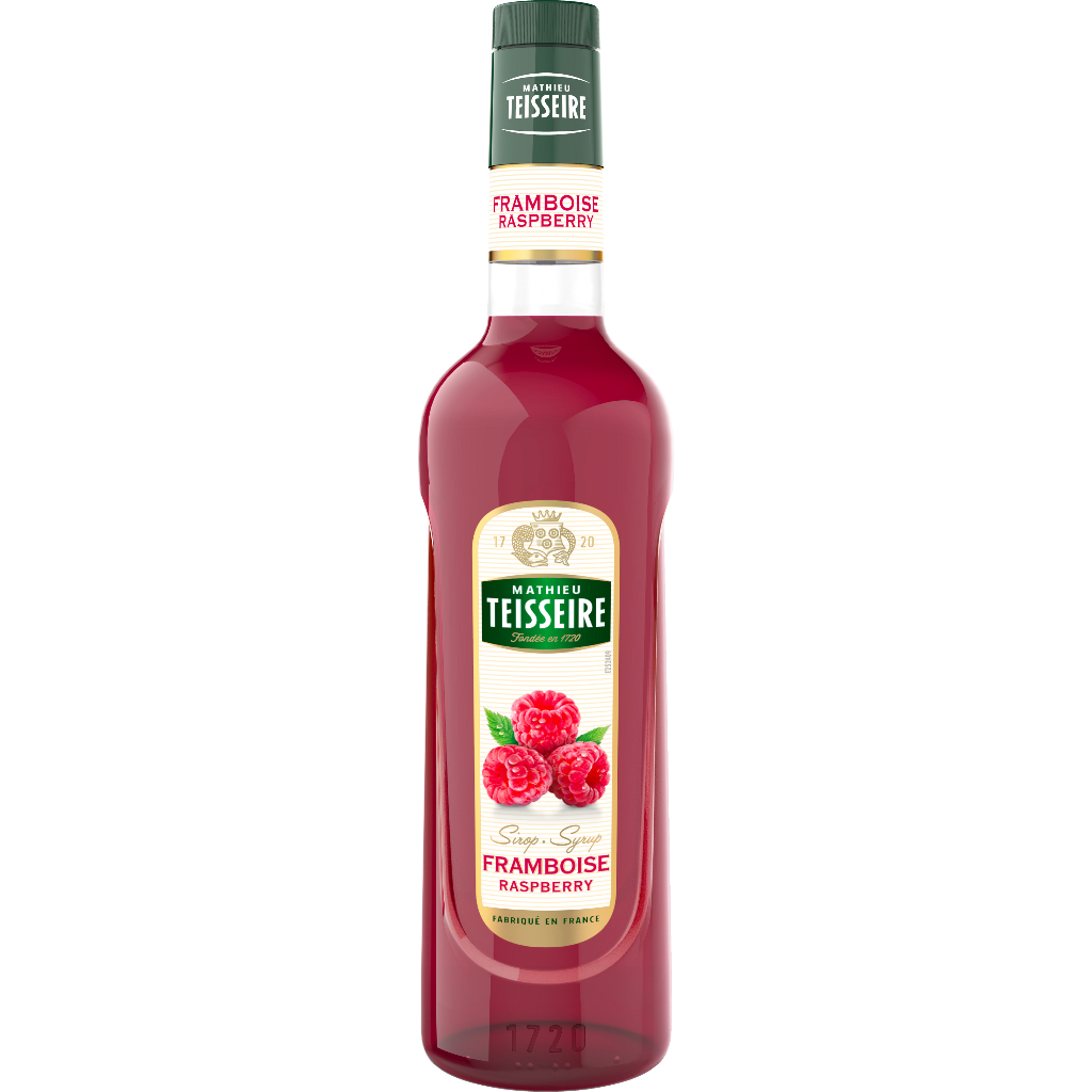 (แบ่งขาย) Mathieu Teisseire Raspberry syrup  / ไซรัป แมททิวเตสแซร์ กลิ่นราสเบอร์รี 15 cl