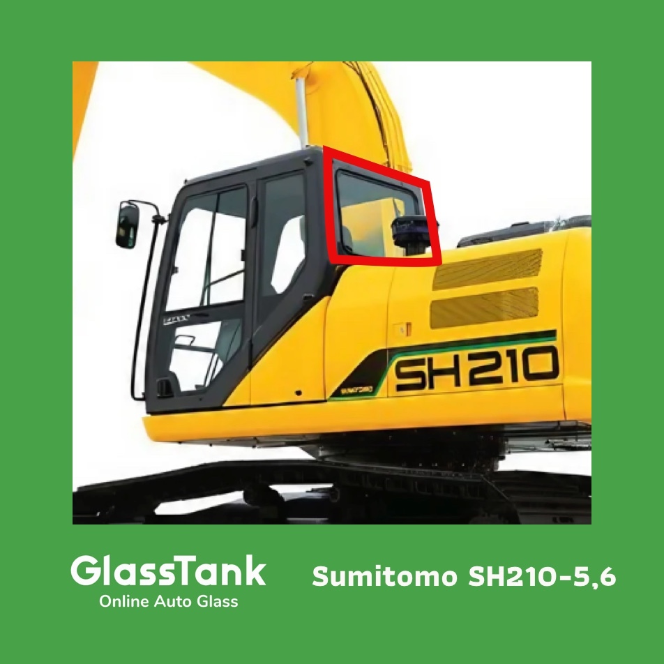 กระจกหลังตรง Sumitomo SH210 กระจกแม็คโคร