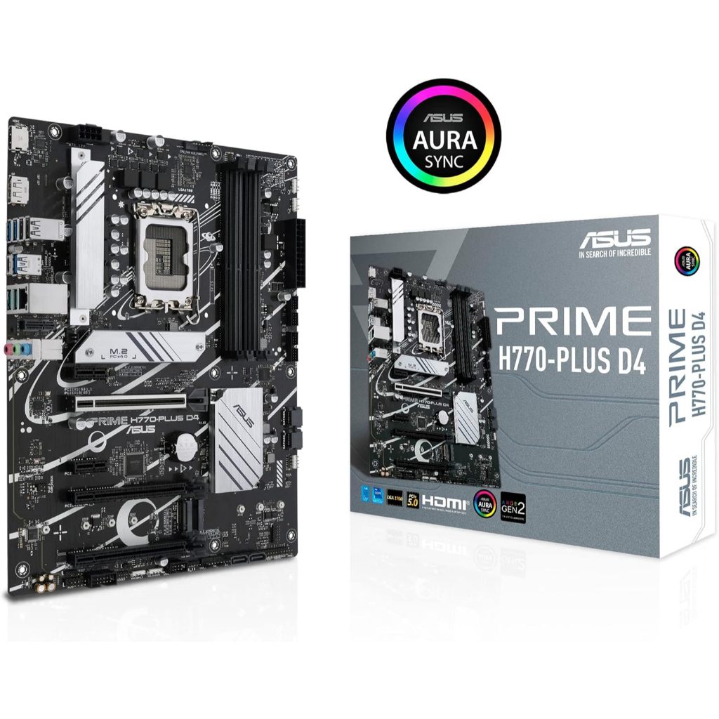 MAINBOARD (เมนบอร์ด) ASUS PRIME H770-PLUS D4 (DDR4) (SOCKET LGA 1700) (ATX)