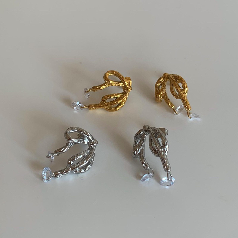 HER OBJECTIVE_HER JEJE BOW EARRINGS