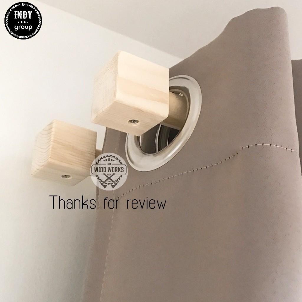 หัวปิดราวผ้าม่าน ขนา