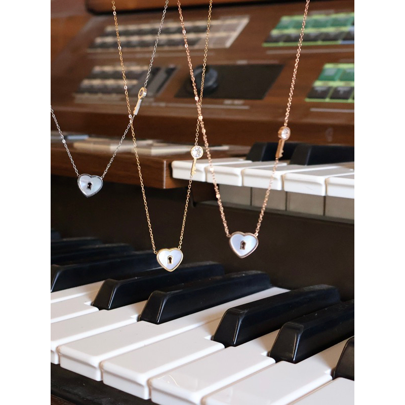 A.piece สร้อยคอ [surgical steel] Destiny necklace