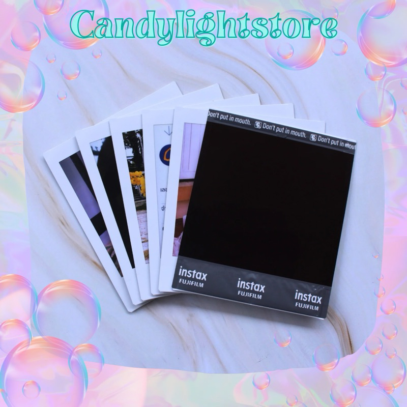 (ขั้นต่ำ2ใบ) โwลาsอยด์ฟิล์มแท้ รูปโwลาsอยด์ Fujifilm instax square/mini instant film