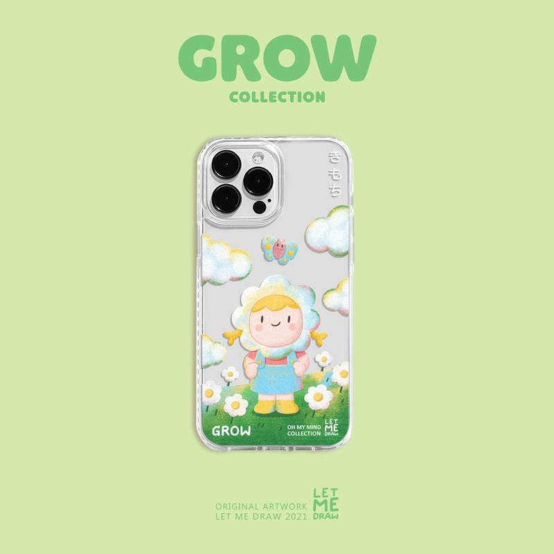 Letmedraw Case ลาย “GROW” OH! MY MIND COLLECTION *อ่านรายละเอียดสินค้าก่อนกดสั่งซื้อ*