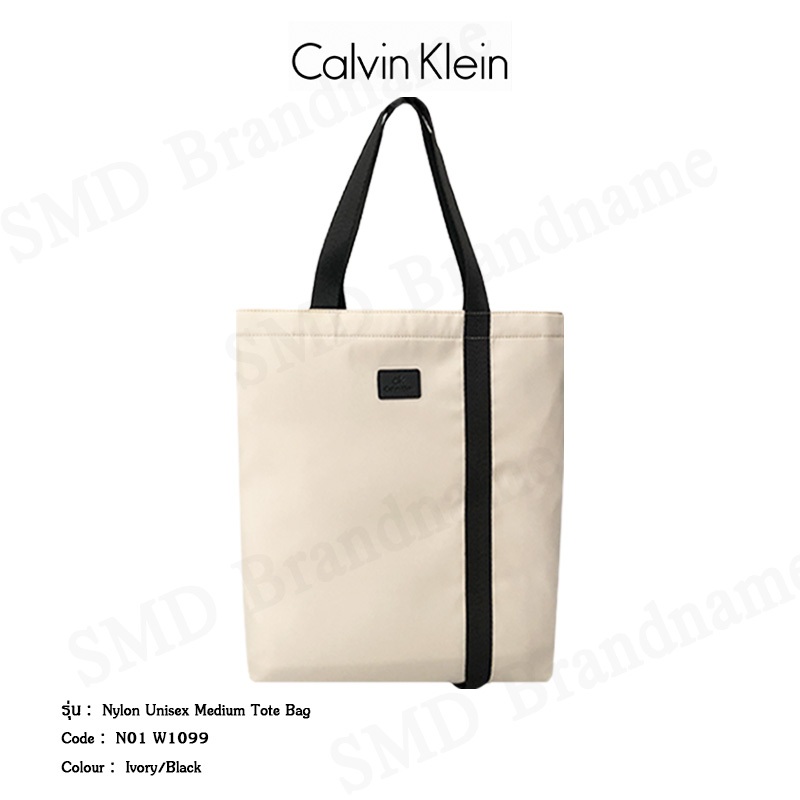 Calvin Klein กระเป๋าถือ กระเป๋าสะพาย รุ่น Nylon Unisex Medium Tote Bag Code: N01 W1099
