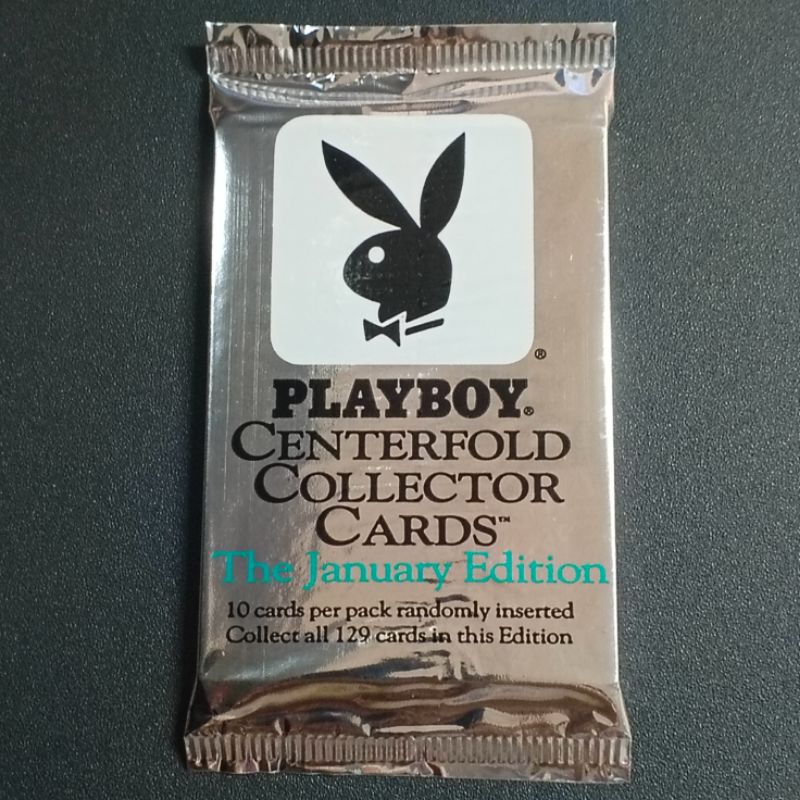 (Sealed Pack) ซองสุ่มการ์ดเพลย์ บอย PLAYBOY CENTERFOLD COLLECTOR CARDS THE JANUARY EDITION