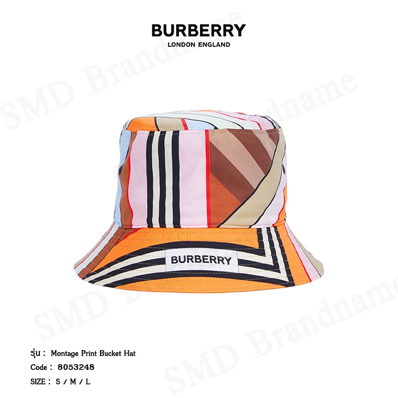 Burberry หมวกบัคเก็ต รุ่น Montage Print Bucket Hat Code: 8053248