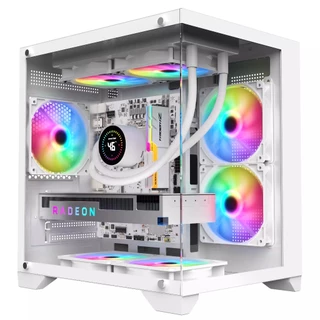 Mingsu sea view room T13 mini case computer case M-ATX black support water cooling fan 240 computer case