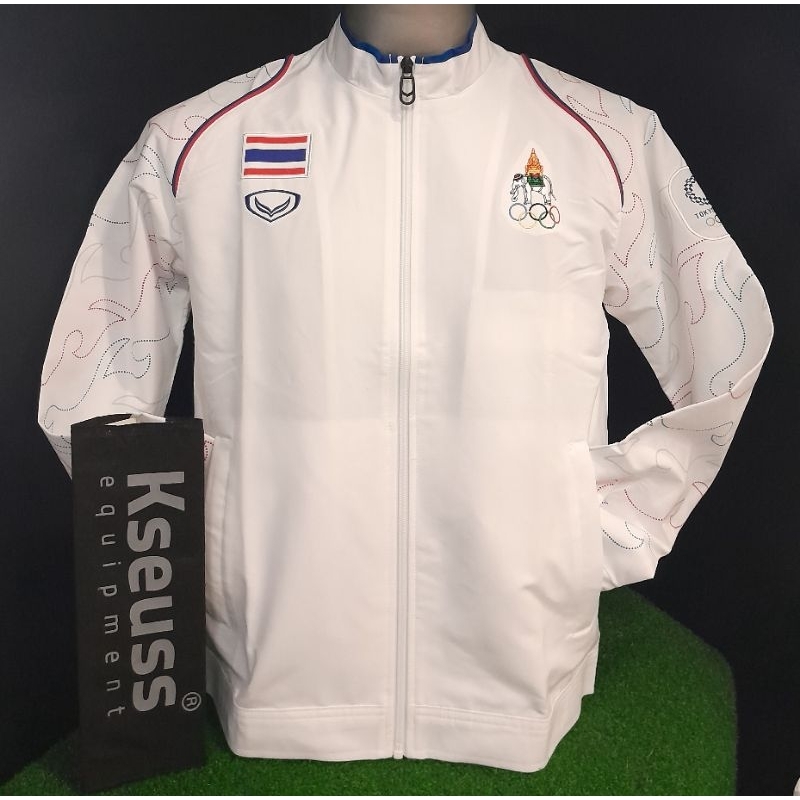 เสื้อแทรกสูทของนักกีฬาโอลิมปิกเกมส์ TOKYO 2020 (มีอาร์ม TOKYO 2020 ที่แขน)