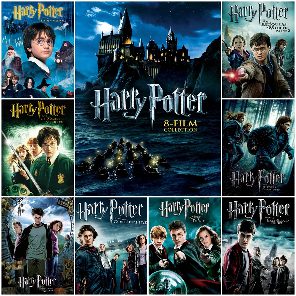 USB Flash Drive หนังดัง Harry Potter รวม 8 ภาค พากย์ไทย-อังกฤษ คุณภาพ 1080p (FHD) Master ของแท้