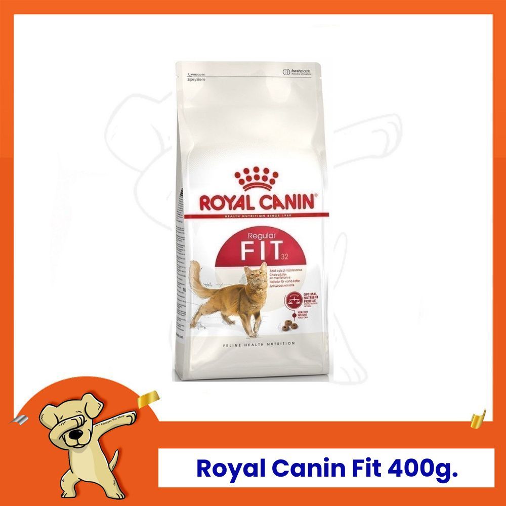 [Cheaper] Royal Canin Fit 400g โรยัลคานิน ฟิต สำหรับแมวโตทุกสายพันธุ์ ขนาด 400 กรัม