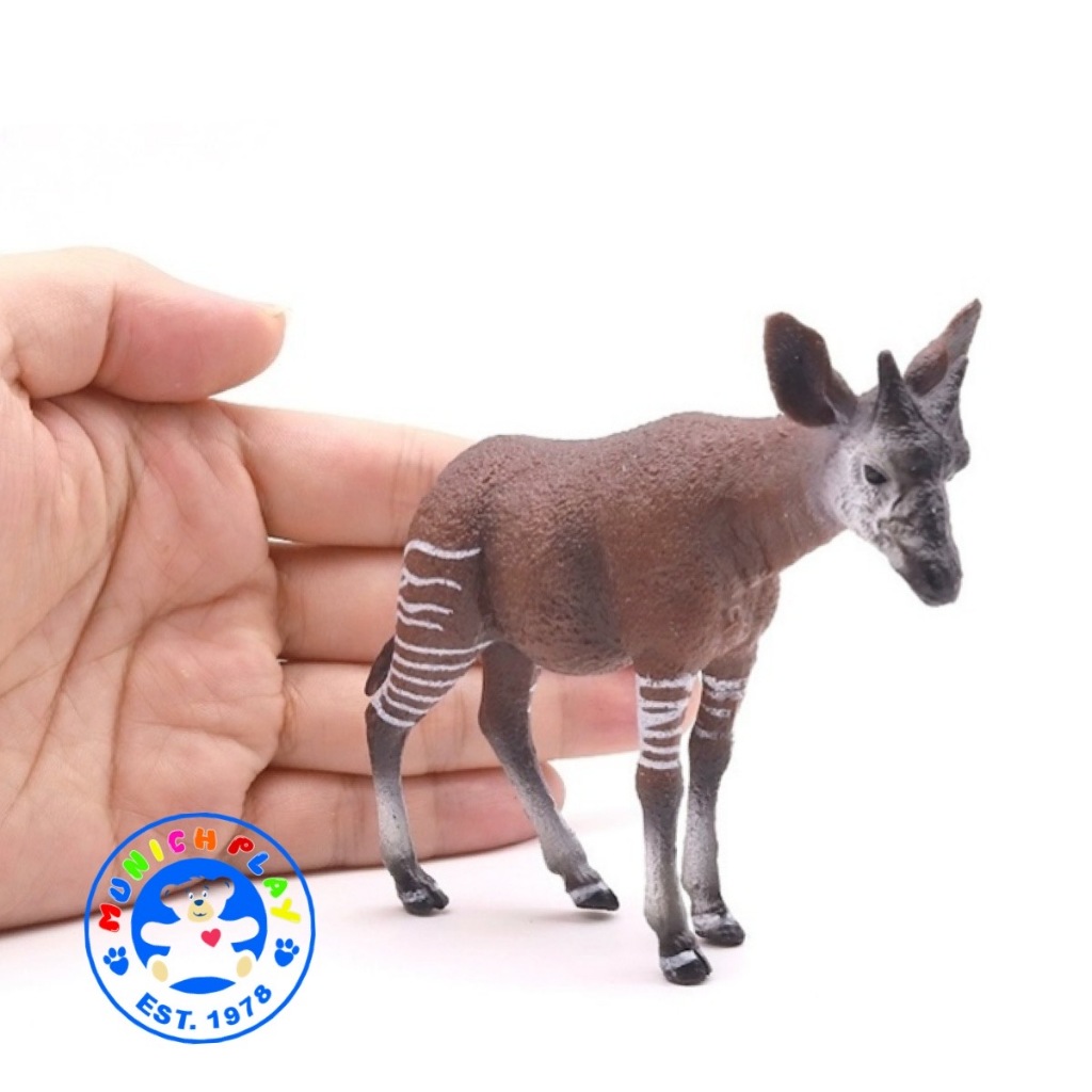 Munich Play - โมเดลสัตว์ Okapi โอคาพี โอคาปี ขนาด 10.50 CM (จากหาดใหญ่)