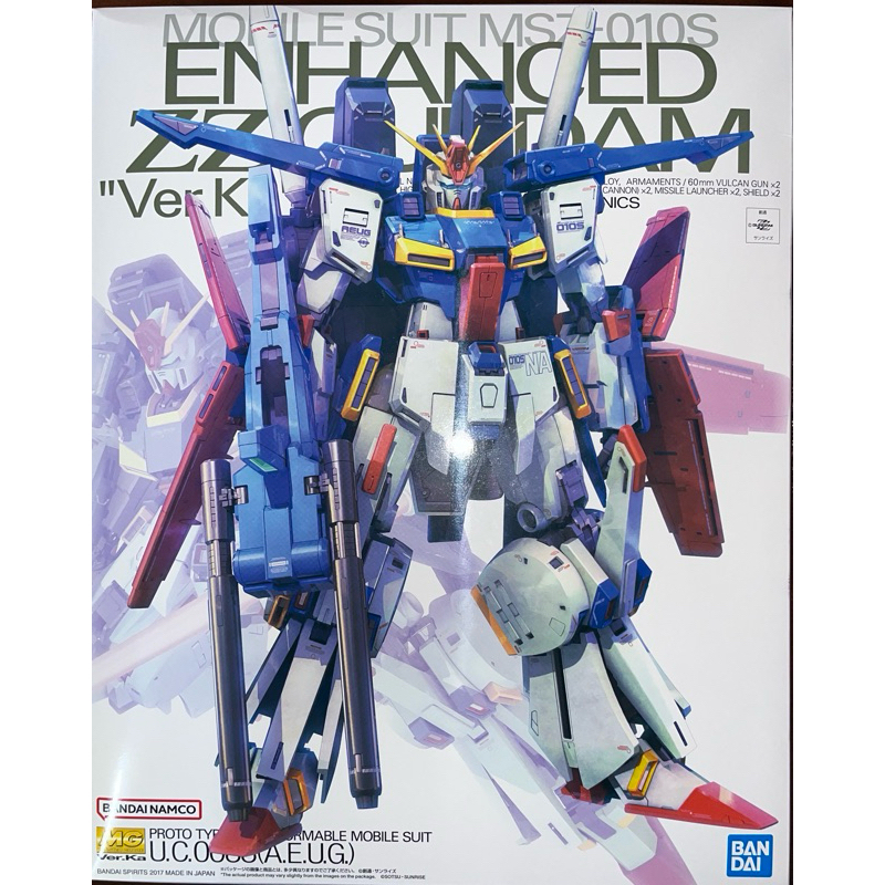 🔥(พร้อมจัดส่ง)🔥P Bandai Mg Enhanced ZZ Gundam Ver ka