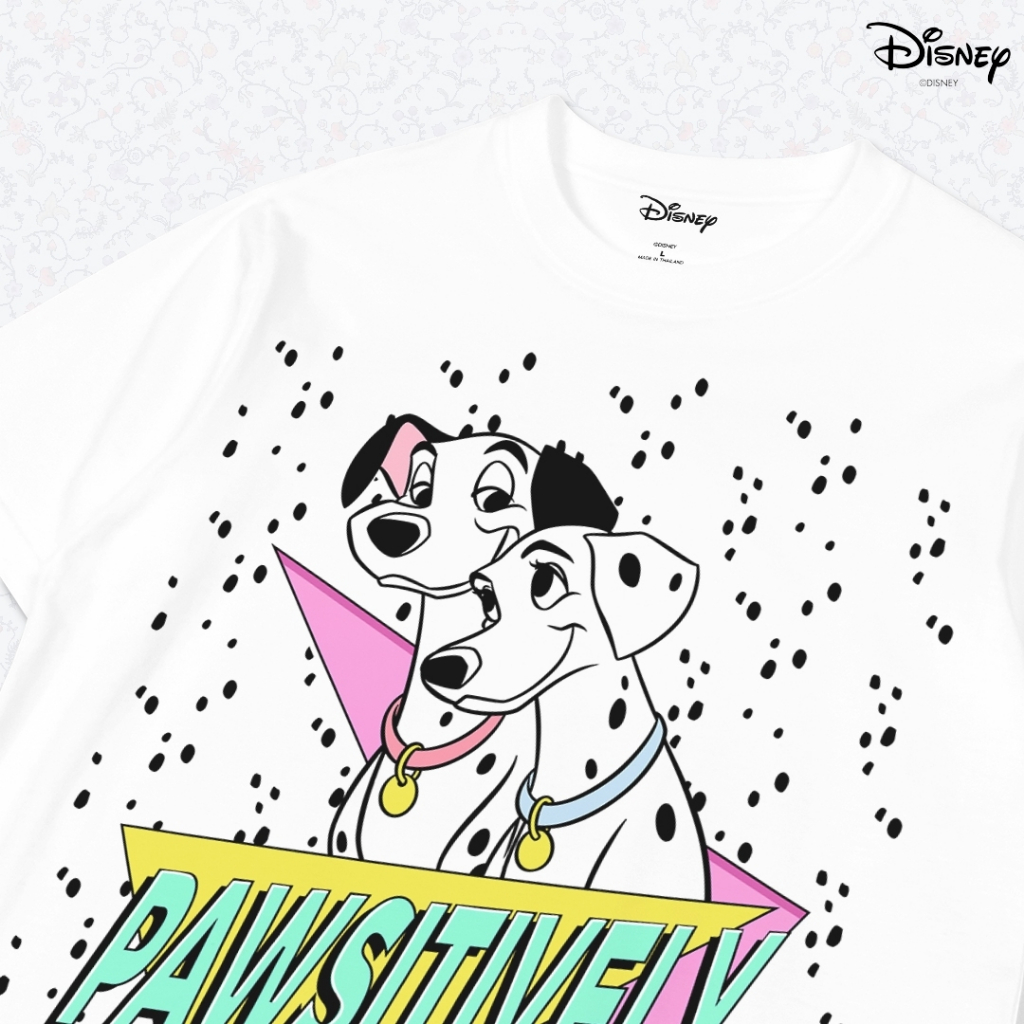 Power 7 Shop เสื้อยืดการ์ตูน "101 Dalmatians" คอลเลคชั่น "Disney Classics" (TMX-075) — صورة 4
