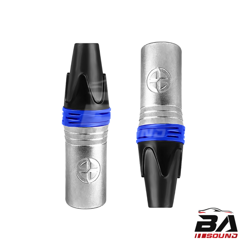 BA SOUND หัวคอนเน็คเตอร์ XLR ตัวผู้ โลหะ XP31 แจ็คไมค์ ปลั๊ก XLR ตัวผู้ หัวสายสัญญาณ XLR MALE แจ็ค XLR ปลั๊กแจ็ค XLR
