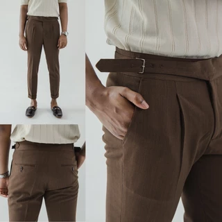 BARON THOMAS Trousers [Signature series] กางเกงขากระบอกตรงเอวสูง