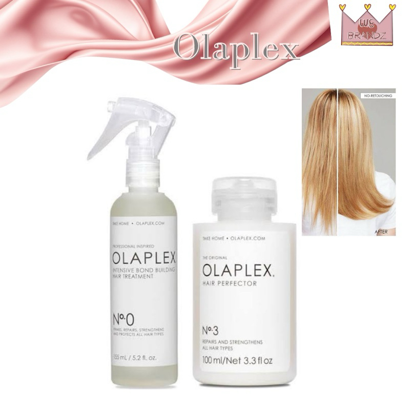 แท้,พร้อมส่ง Olaplex No.0,3 ทรีทเม้นต์ฟื้นฟูผมแห้งเสีย