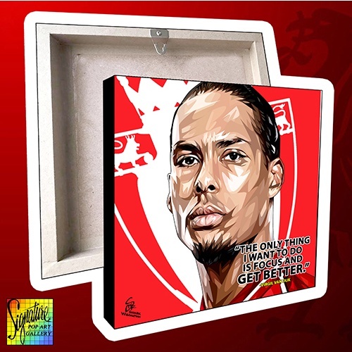 กรอบรูป POP ART "Virgil van Dijk" ลิเวอร์พูล