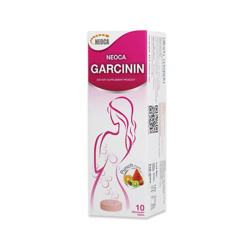 Neoca garcinin นีโอก้า การ์ซินิน สำหรับควบคุมน้ำหนัก 10 เม็ด เม็ดฟู่ กลิ่นพันซ์
