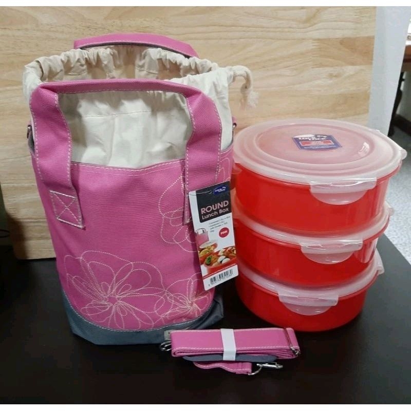 กล่อง Lunch Box ของ LocknLock(Pink)