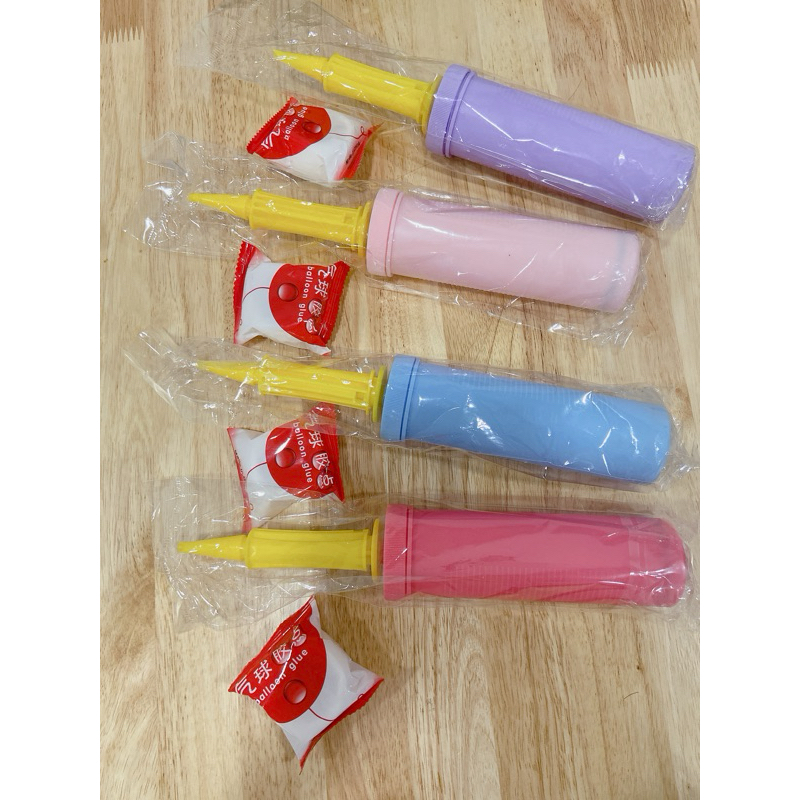 กระบอกสูบลม ที่สูบลมลูกโป่ง เจลติดลูกโป่ง  (พร้อมส่ง) - รูปที่ 6