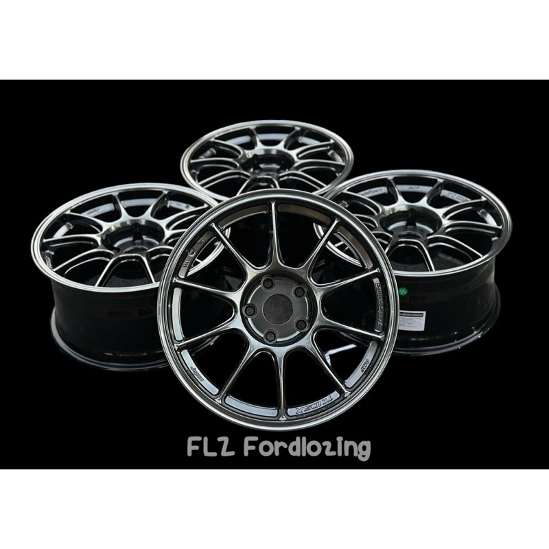 (4วง) ล้อแม็ก Tc105x Atomic ขอบ17 สีHyper black Pcd : 5/114