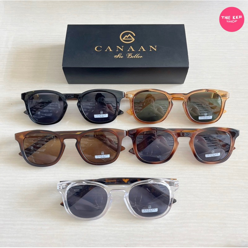 Canaan Sunglasses แว่นกันแดด Style vintag S5429 เลนส์ป้องกันแสงแดด ใส่ได้ทุกเพศ ทุกโอกาส มีปลายทาง