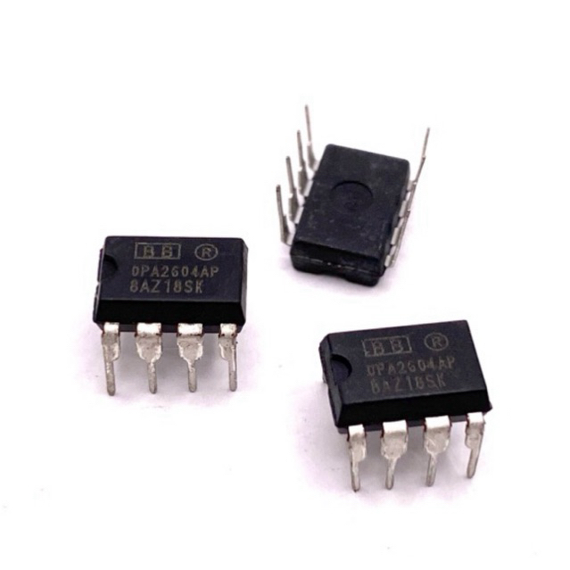 แท้ OPA2604AP OPA2604 DIP DUAL FET�INPUT, LOW DISTORTION OPERATIONAL AMPLIFIER DIP-8 พร้อมส่งออกบิลได้