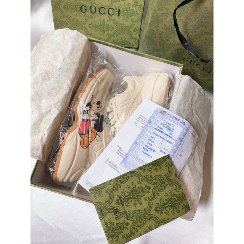 รองเท้า GUCCI RHYTON X DISNEY (W) เกรด Hiend