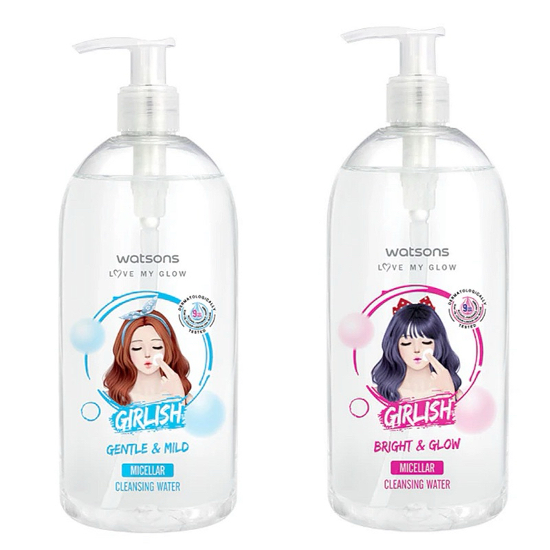 Cleansing ที่เช็ดเครื่องสำอาง Watsons วัตสัน - ไมเซล่า คลีนซิ่ง วอเตอร์ 485มล