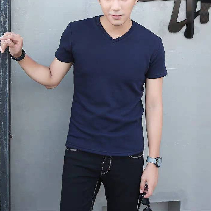 เสื้อยืดแขนสั้นผู้ชายตาข่ายแห้งเร็วคอกลมยืดหยุ่น-TSH-018,015 ราคา ถูกที่สุด ดีลบีเคเค แกลเลอรีภาพที่ 3